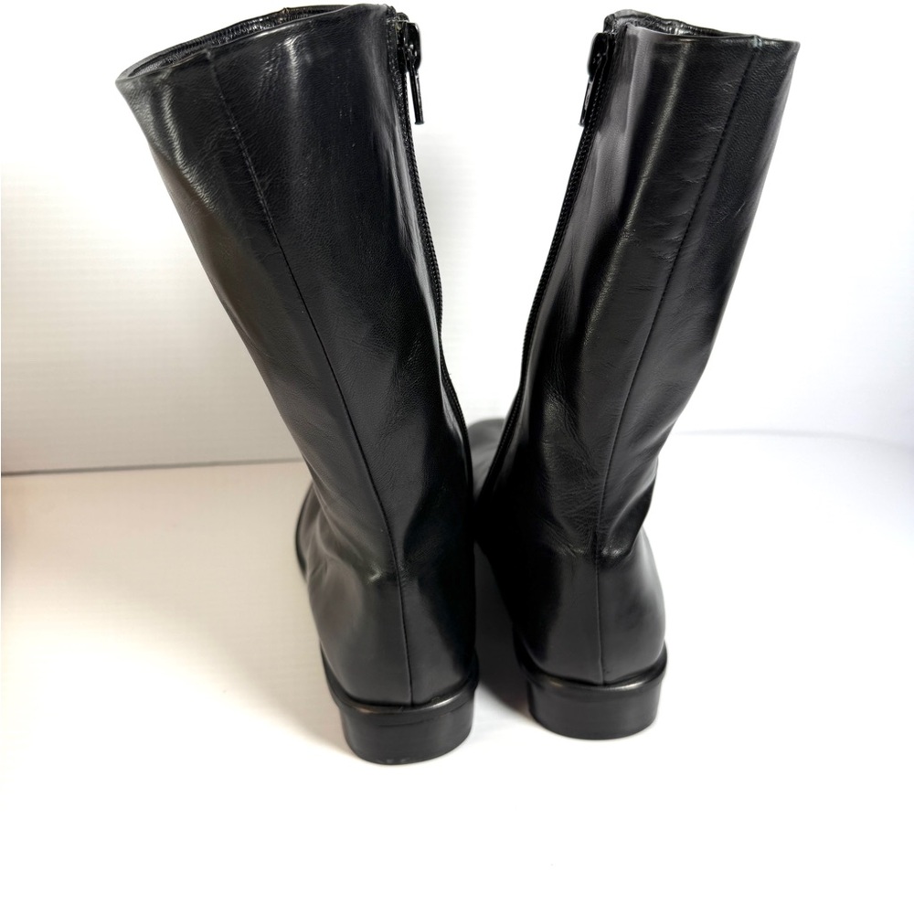 Calvin Klein Women's Black Leather Boots - Picture 7 of 11